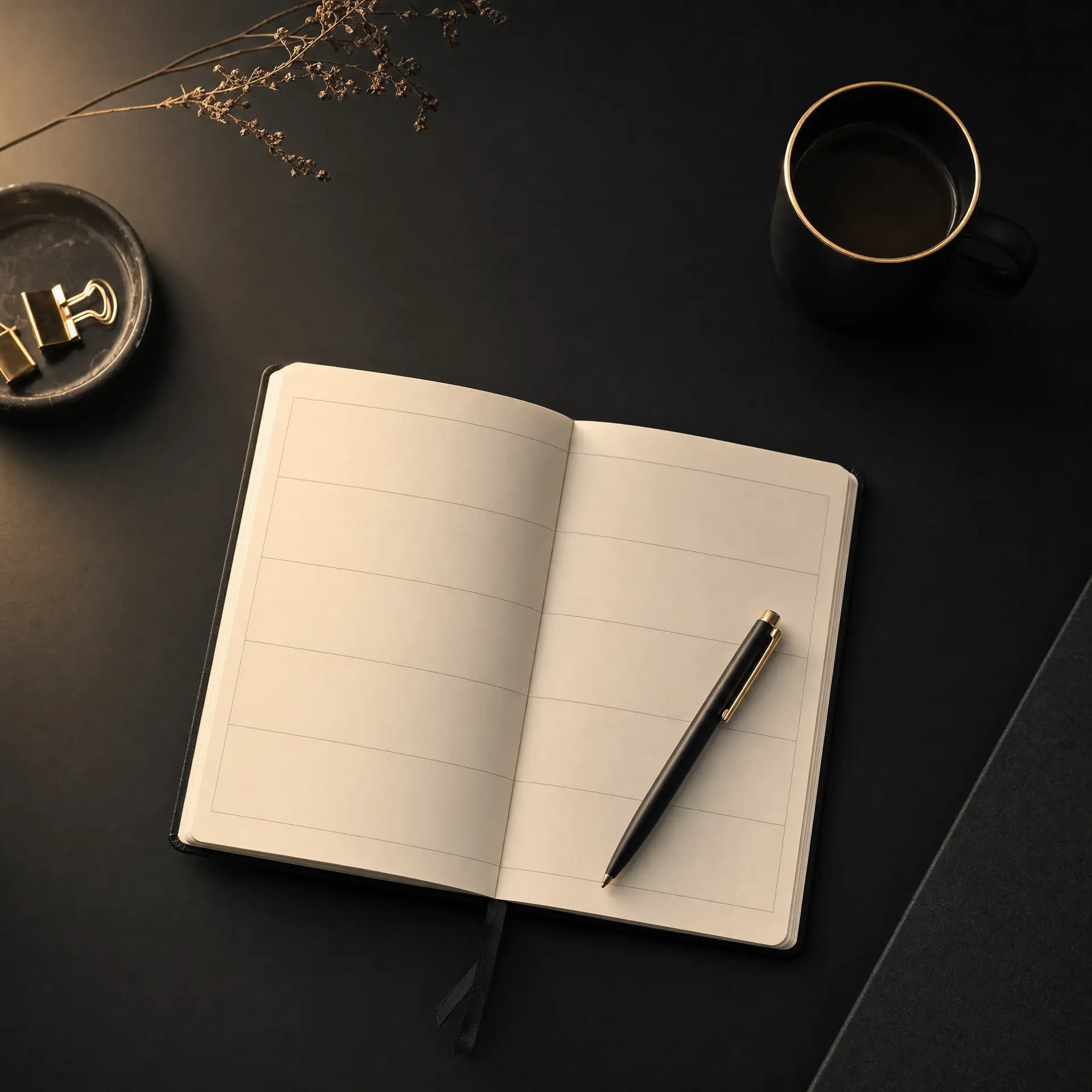 discipline vs motivation – minimalist weekly plan representing implementation intentions and structured discipline