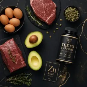 how to naturally increase testosterone - zinc rich foods red meat eggs avocado pumpkin seeds natural testosterone support supplements