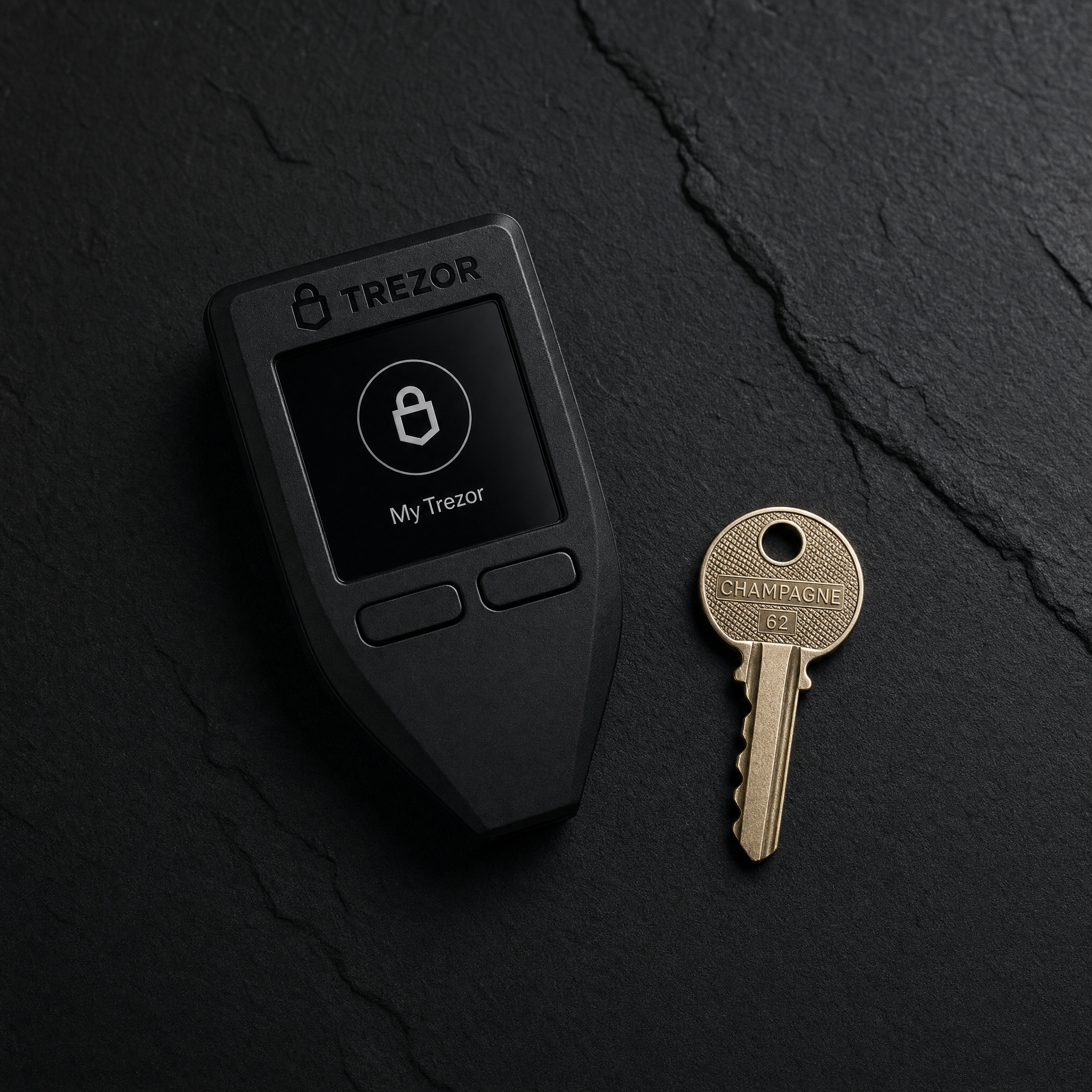 Stablecoin self-custody – Trezor hardware wallet with USDC and USDT context