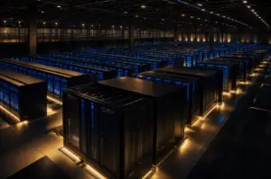 AI compute costs 2026 – data center server racks