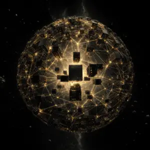 Internet Computer Protocol – decentralized global server network visualization
