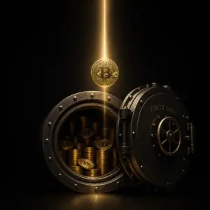 strategy sells bitcoin — a single coin leaving a near-full vault to cover a fixed obligation
