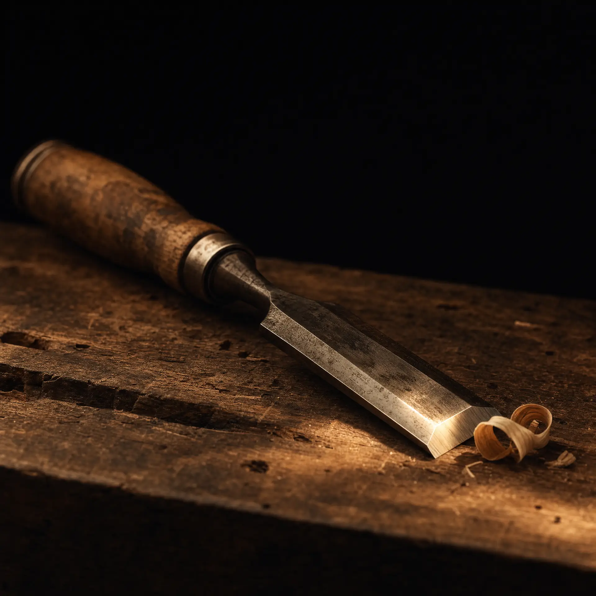 48 laws of power criticism – a woodworking chisel symbolizing the shift toward craft and mastery