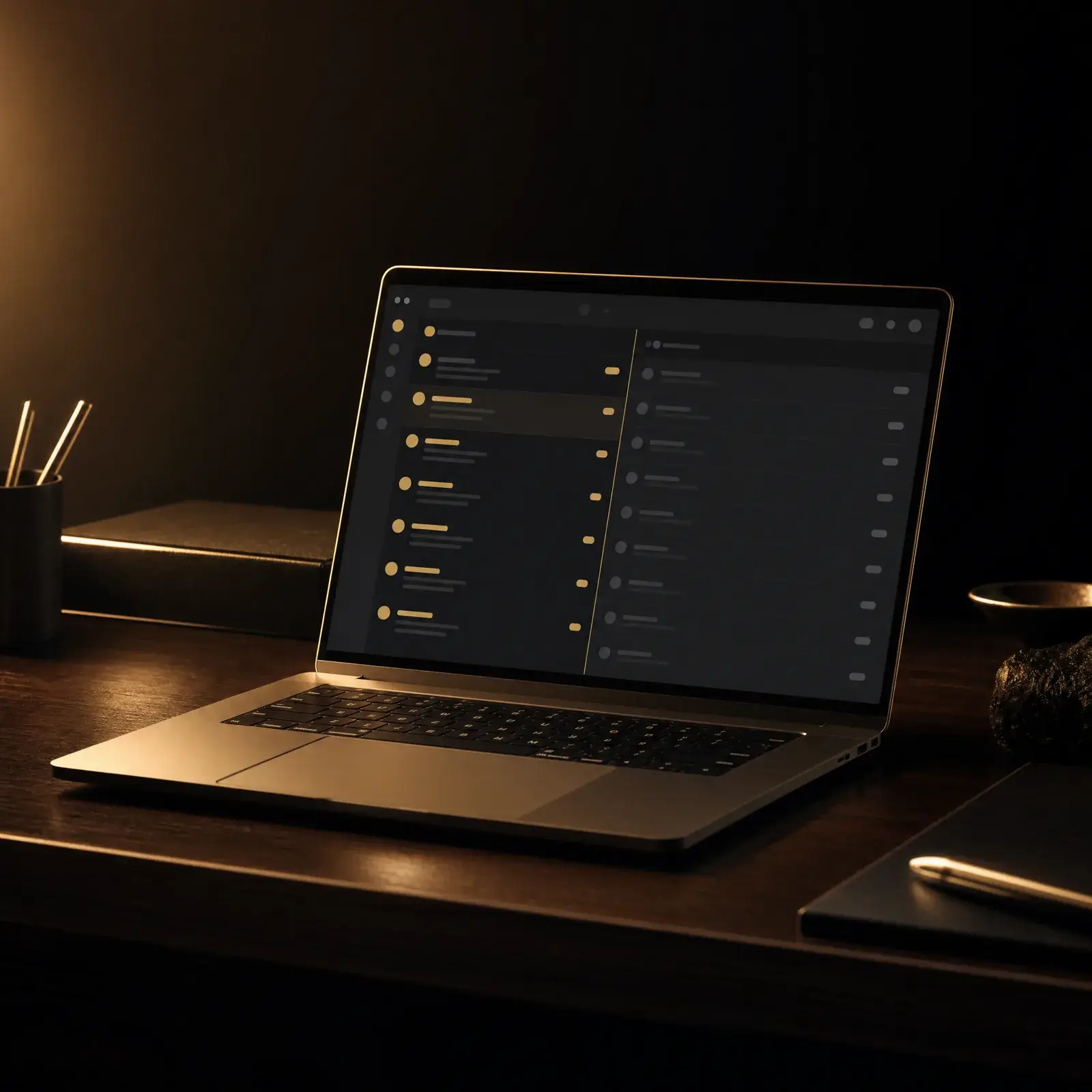 claude email automation setup – laptop showing an inbox sorted into priority and noise