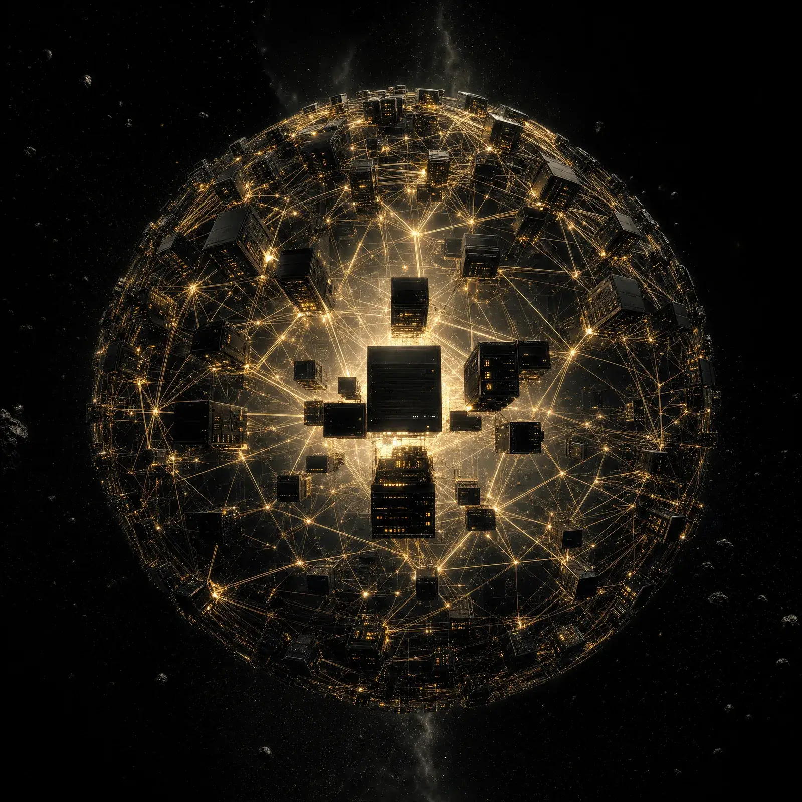 Internet Computer Protocol – decentralized global server network visualization